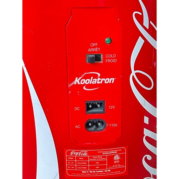 Koolatron Coca-Cola Mini Fridge - Picture 5 of 5